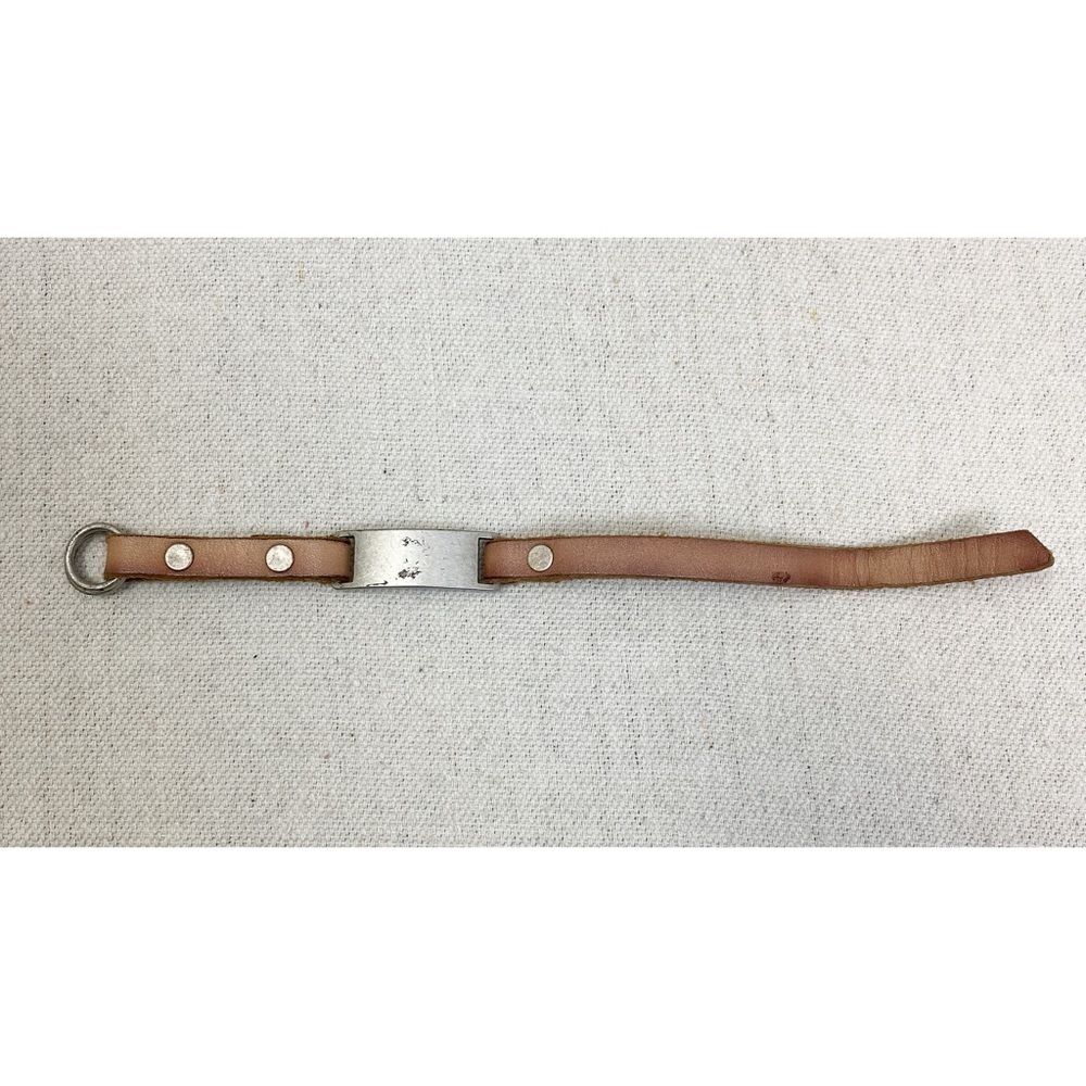 J crew unisex Leather belt style bracelet - Picture 2 of 5